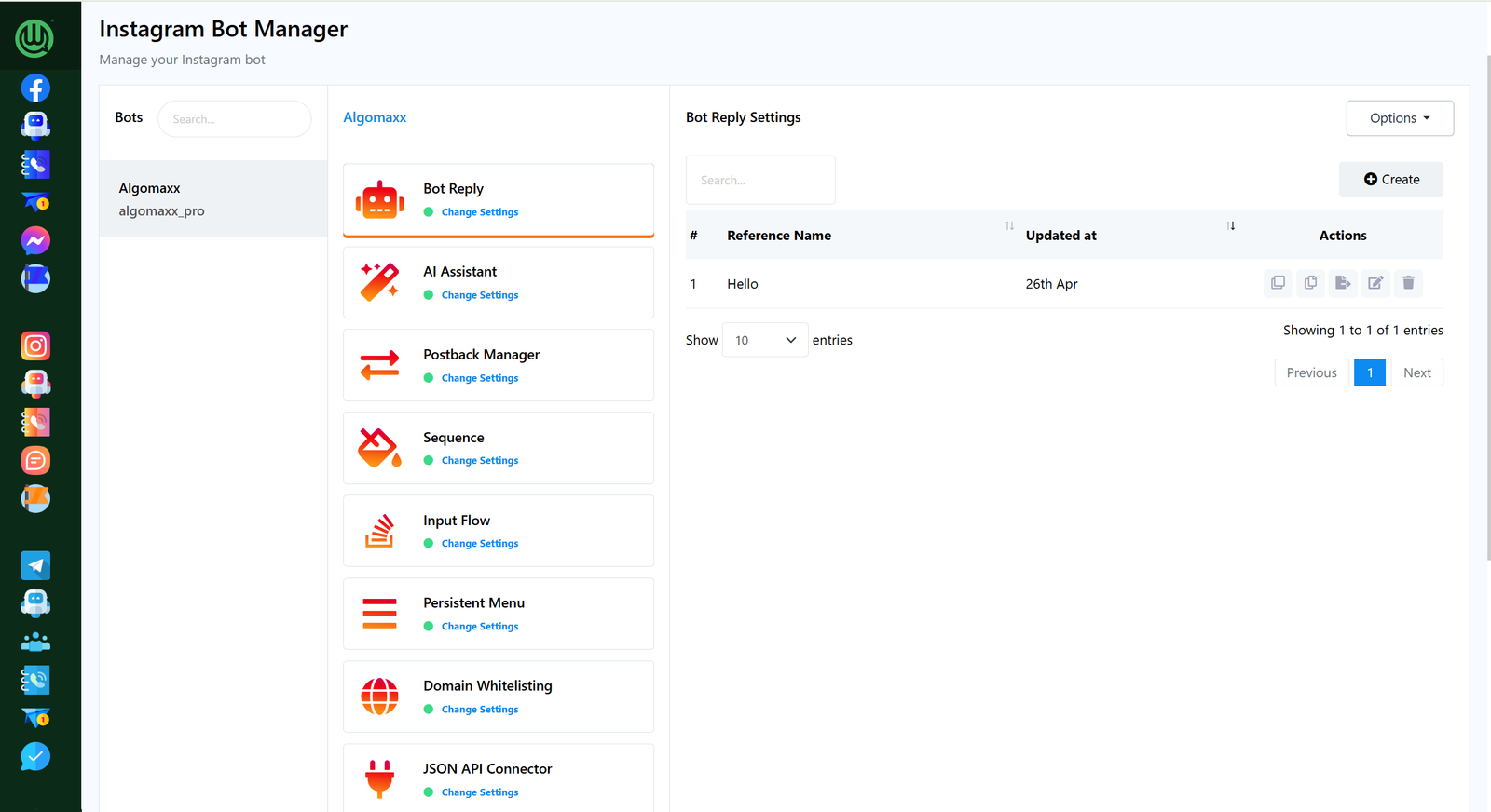 Automation Rules Interface